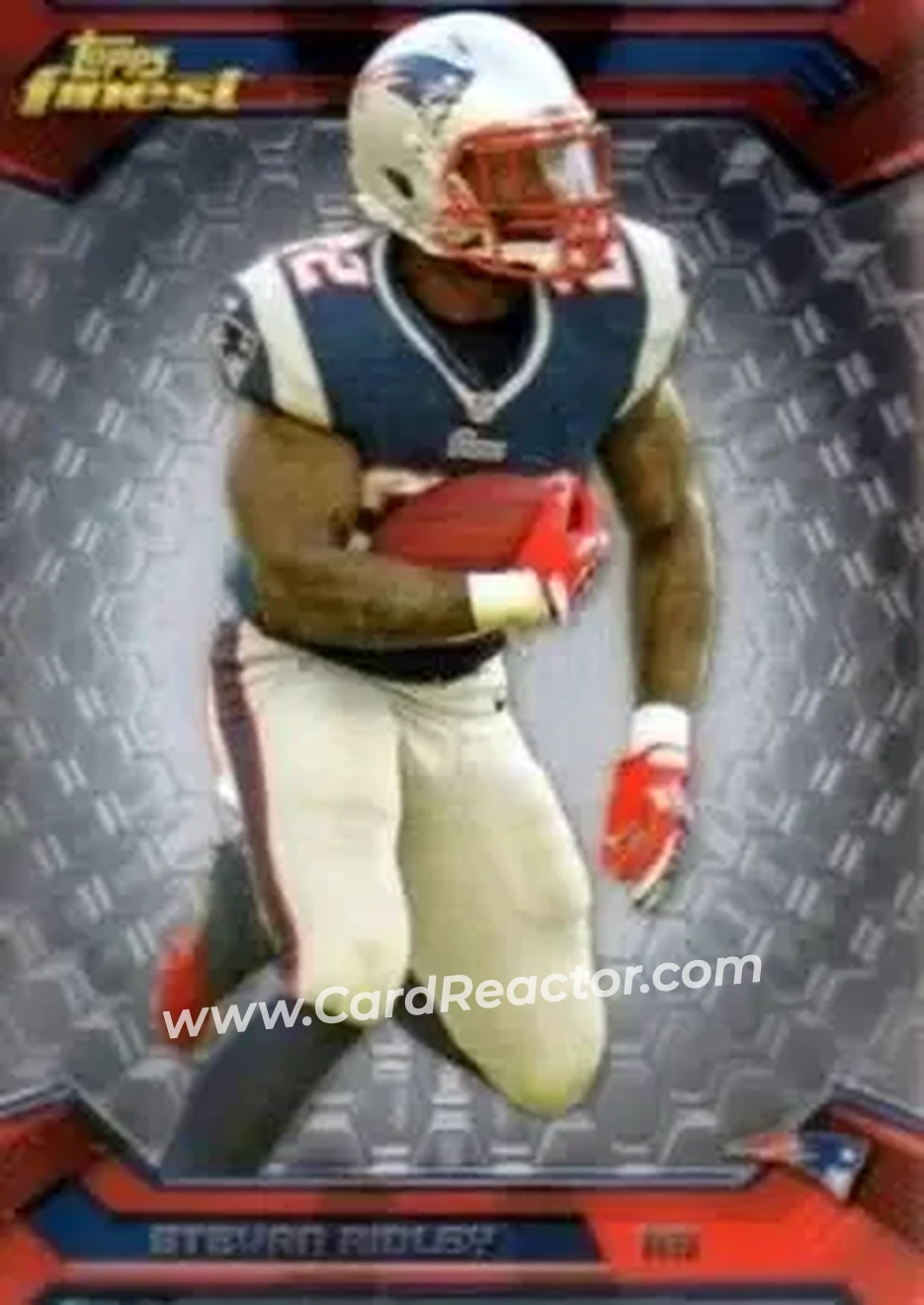 2013 Finest #8 - Stevan Ridley - New England Patriots - Front