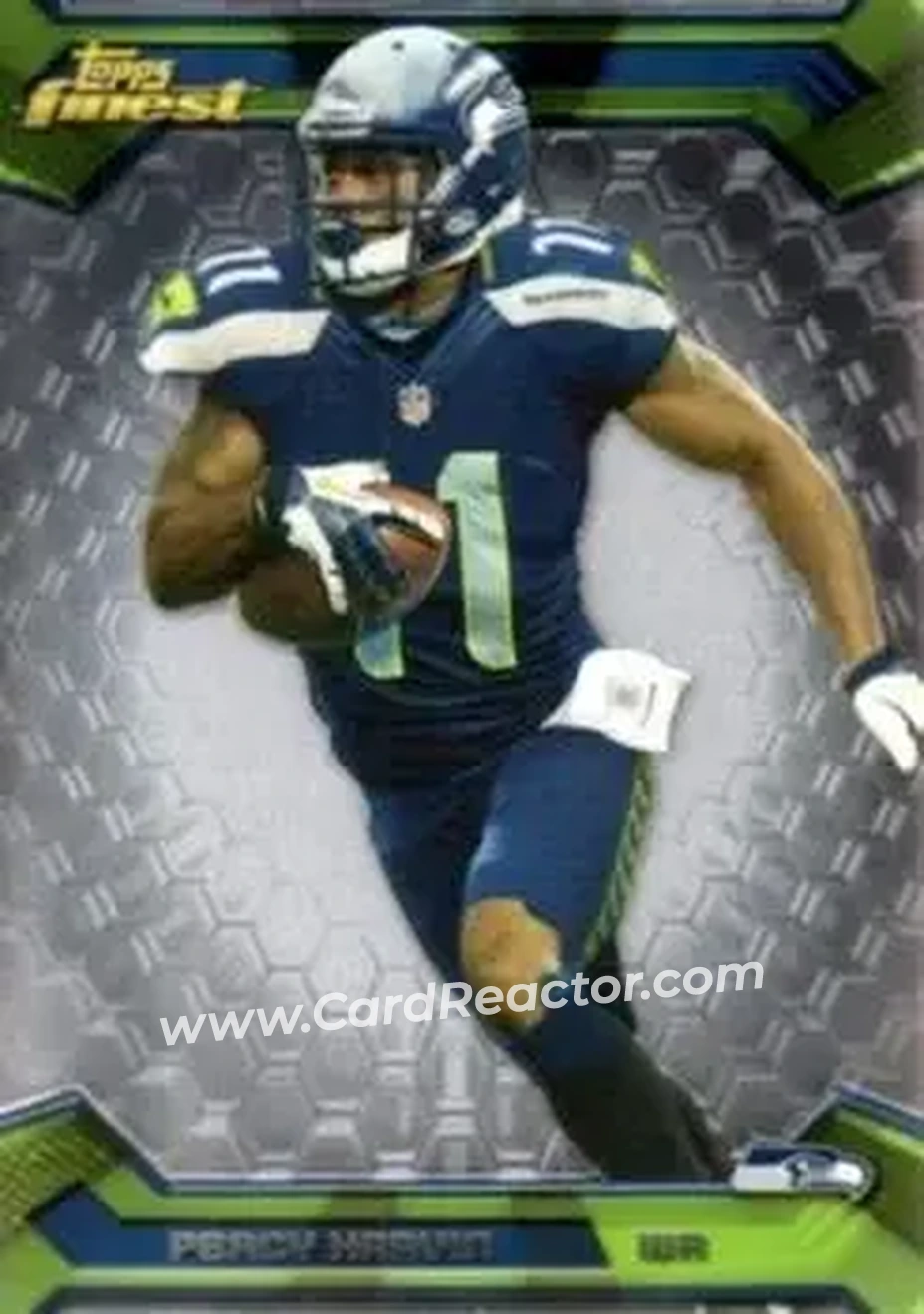2013 Finest #18 - Percy Harvin - Seattle Seahawks - Front