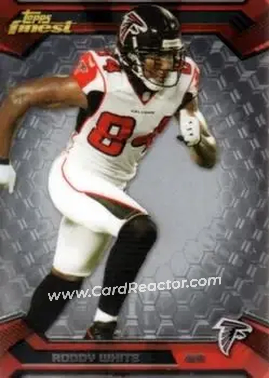 2013 Finest #19 - Roddy White - Atlanta Falcons - Front