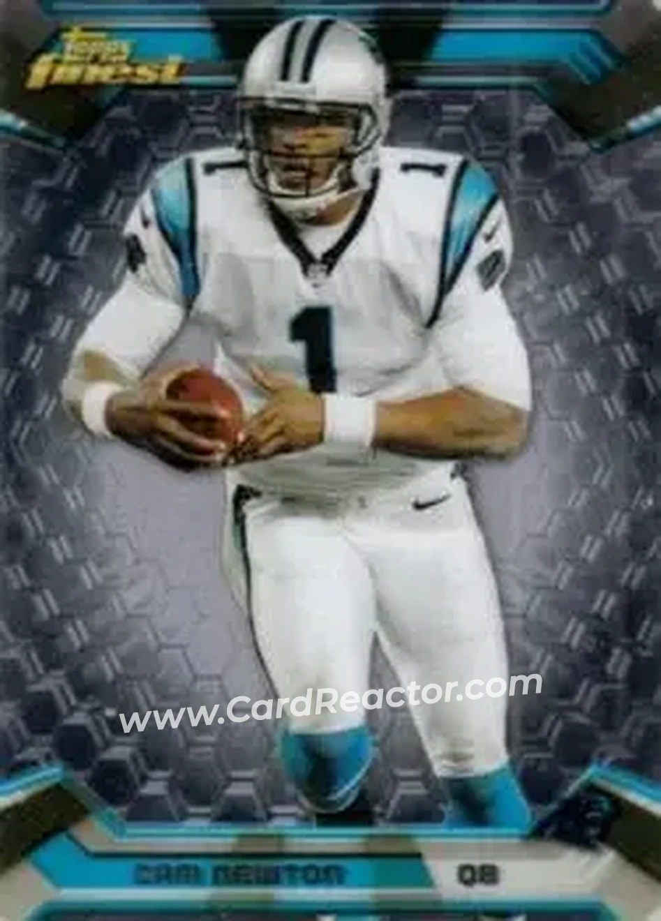 2013 Finest #25 - Cam Newton - Carolina Panthers - Front 2013 Finest #25 - Cam Newton - Carolina Panthers - Front