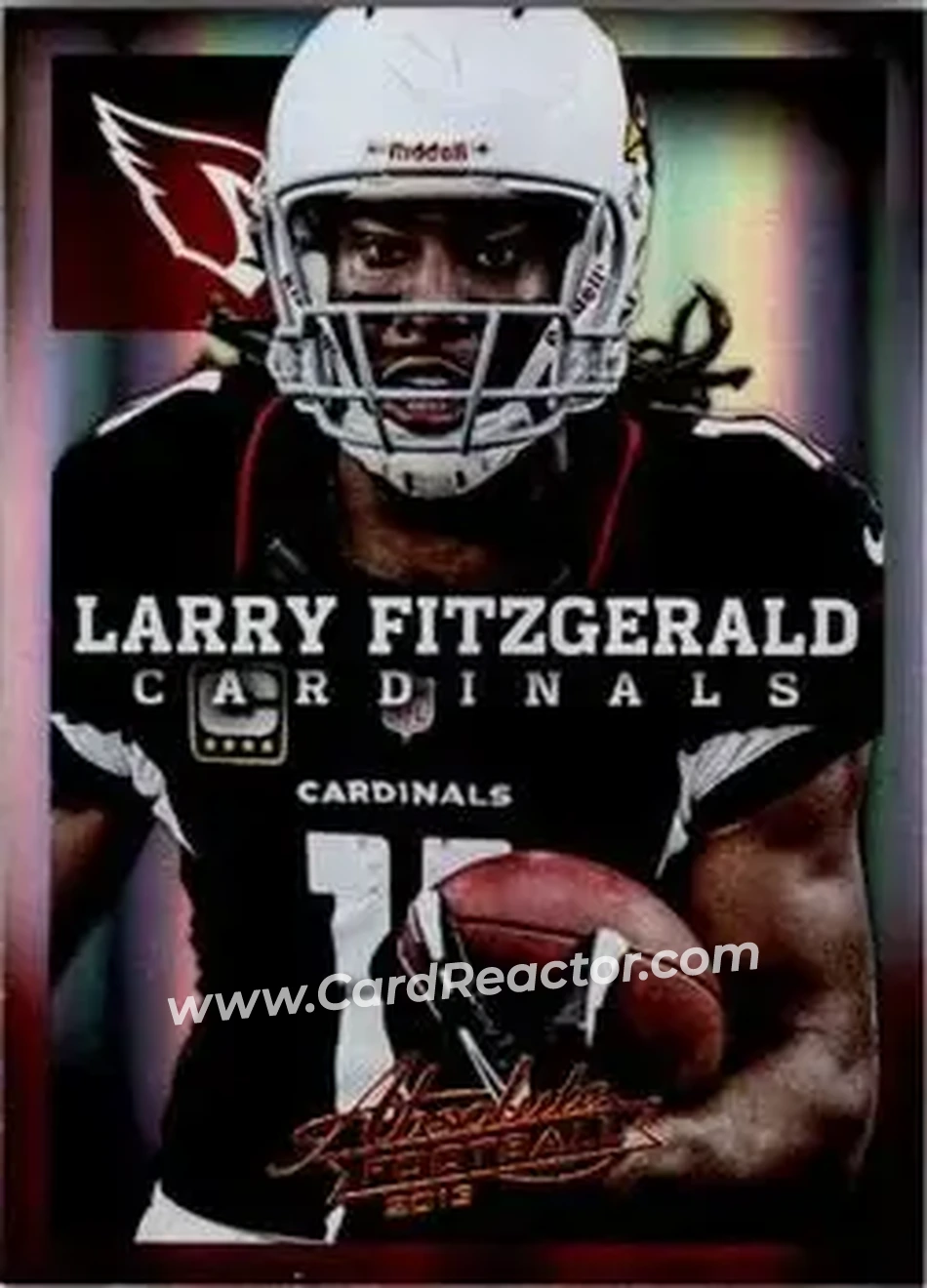 2013 Panini Absolute #2 - Larry Fitzgerald - Arizona Cardinals - Front