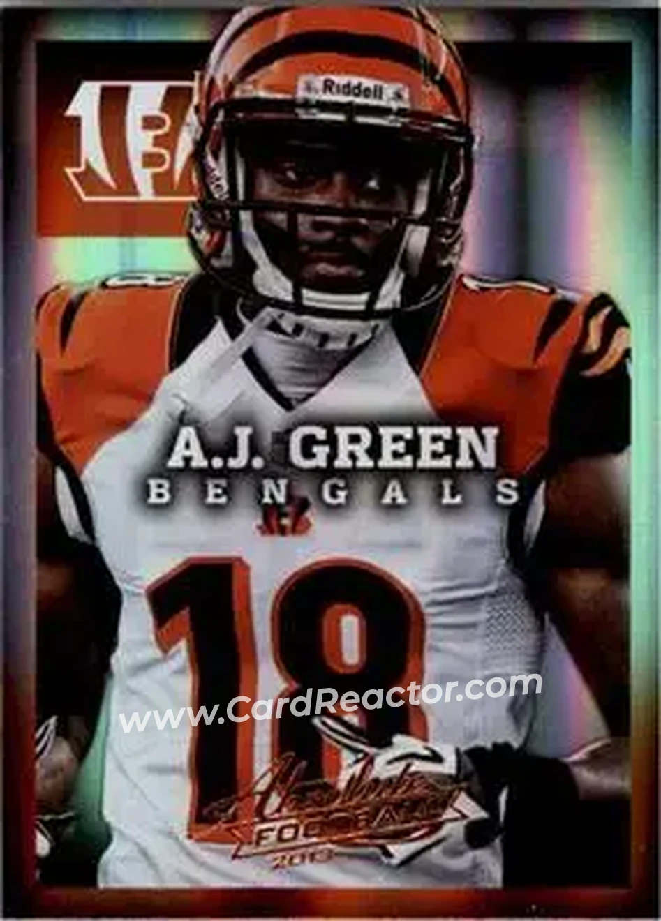2013 Panini Absolute #22 - A.J. Green - Cincinnati Bengals - Front