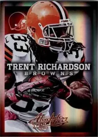 2013 Panini Absolute #26 - Trent Richardson - Cleveland Browns