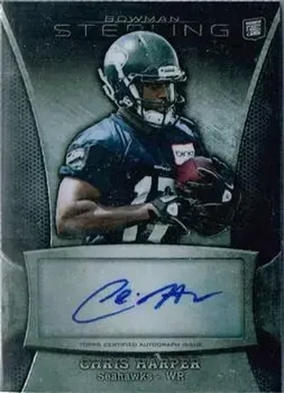 2013 Bowman Sterling - Autographs #BSA-CHA - Chris Harper - Seattle Seahawks