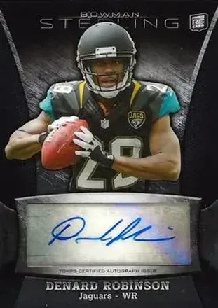 2013 Bowman Sterling - Autographs #BSA-DR - Denard "Shoelace" Robinson - Jacksonville Jaguars