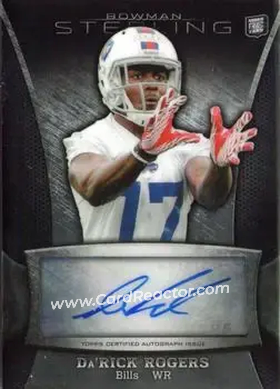 2013 Bowman Sterling - Autographs #BSA-DRO - Da'Rick Rogers - Buffalo Bills