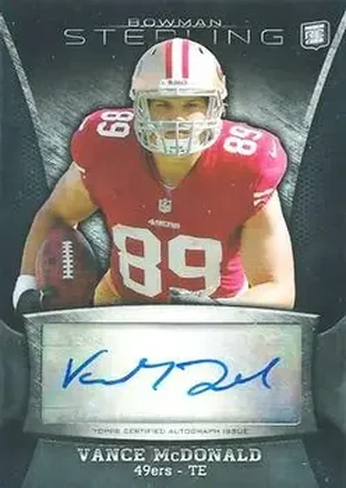 2013 Bowman Sterling - Autographs #BSA-VM - Vance McDonald - San Francisco 49ers