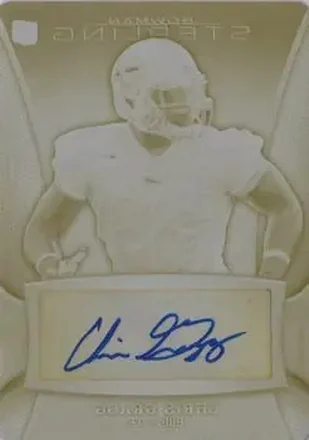 2013 Bowman Sterling - Autographs Printing Plates Yellow #BSA-CG - Chris Gragg - Buffalo Bills