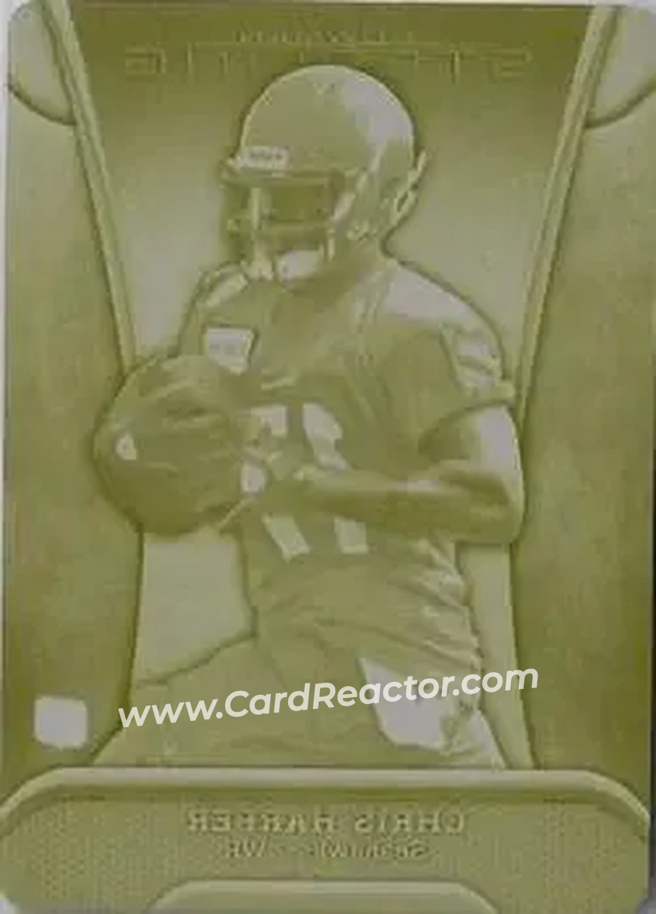 2013 Bowman Sterling - Autographs Printing Plates Yellow #BSA-CHA - Chris Harper - Seattle Seahawks - Front 2013 Bowman Sterling - Autographs Printing Plates Yellow #BSA-CHA - Chris Harper - Seattle Seahawks - Front