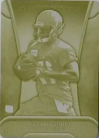 2013 Bowman Sterling - Autographs Printing Plates Yellow #BSA-CHA - Chris Harper - Seattle Seahawks