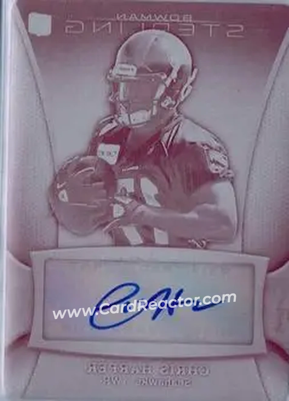 2013 Bowman Sterling - Autographs Printing Plates Magenta #BSA-CHA - Chris Harper - Seattle Seahawks - Front 2013 Bowman Sterling - Autographs Printing Plates Magenta #BSA-CHA - Chris Harper - Seattle Seahawks - Front