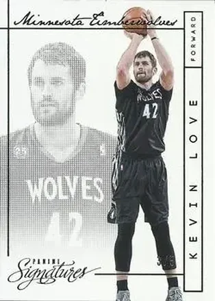 2013-14 Panini Signatures - Green #78 - Kevin Love - Minnesota Timberwolves
