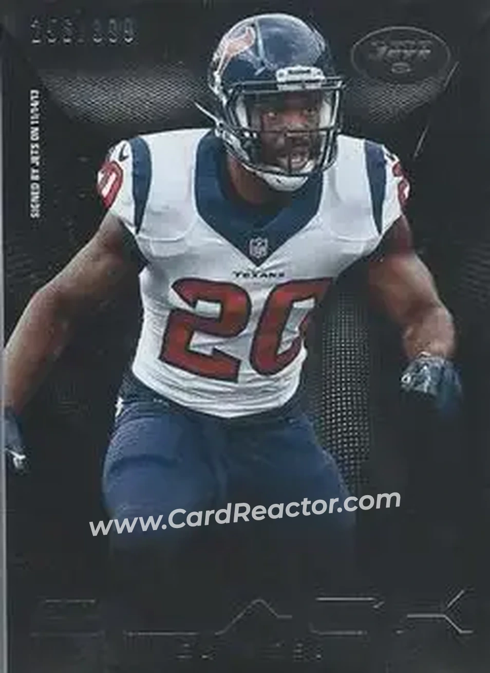 2013 Panini Black #18 - Ed Reed - New York Jets - Front