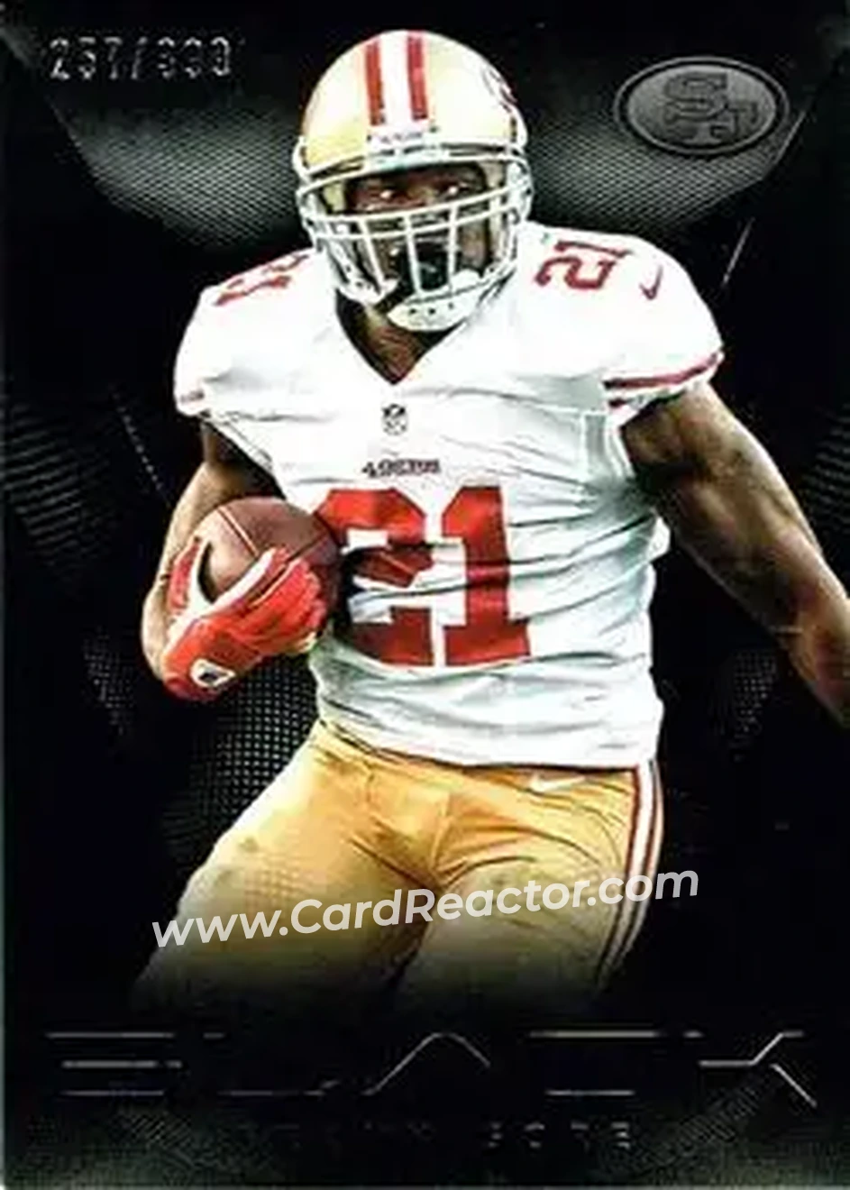 2013 Panini Black #32 - Frank Gore - San Francisco 49ers - Front