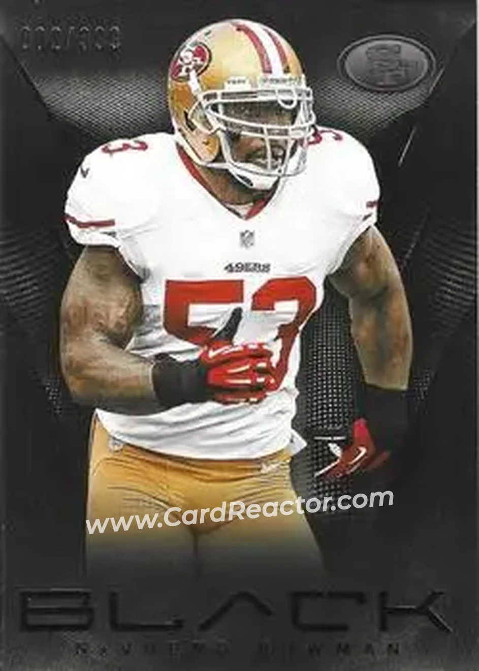 2013 Panini Black #37 - Navorro Bowman - San Francisco 49ers - Front