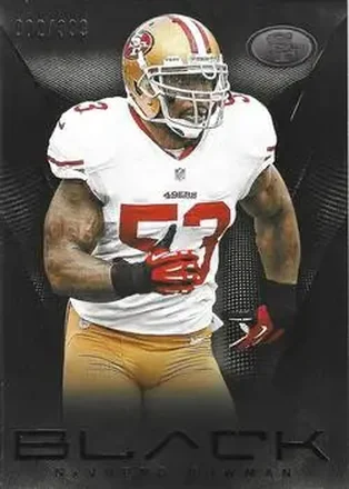 2013 Panini Black #37 - Navorro Bowman - San Francisco 49ers