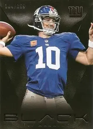 2013 Panini Black #43 - Eli Manning - New York Giants