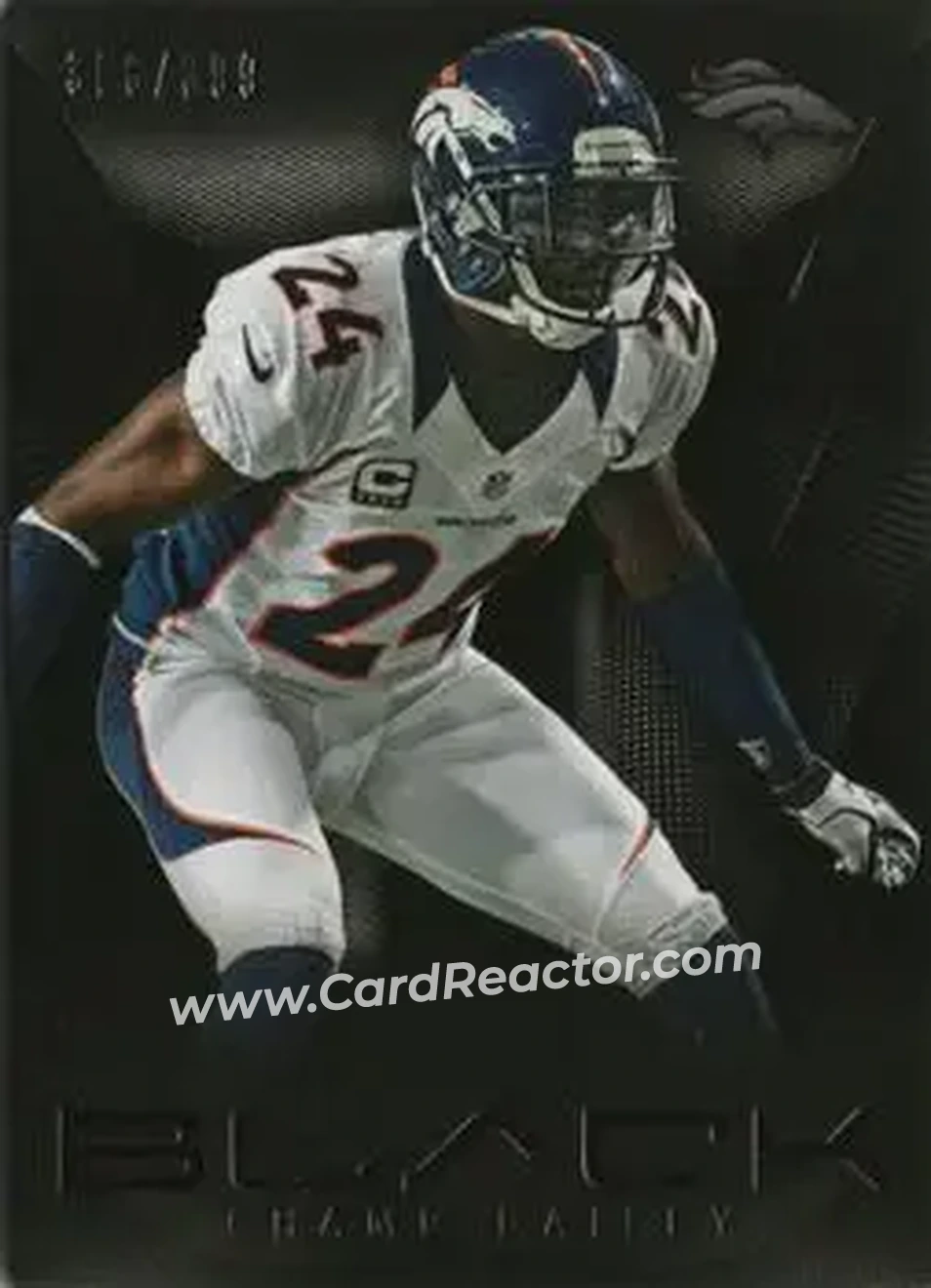2013 Panini Black #53 - Champ Bailey - Denver Broncos - Front