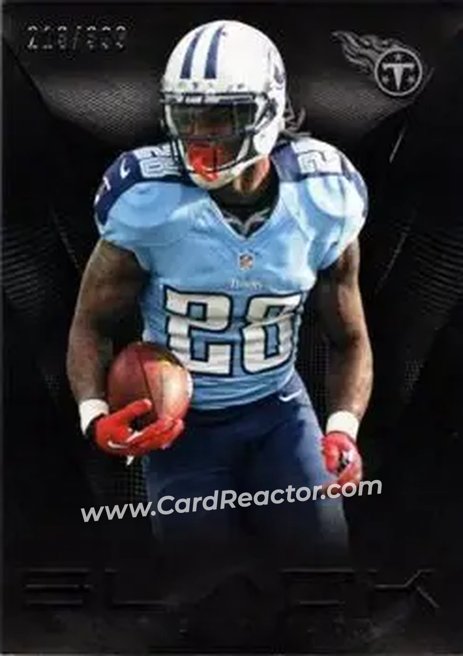 2013 Panini Black #62 - Chris Johnson - Tennessee Titans - Front