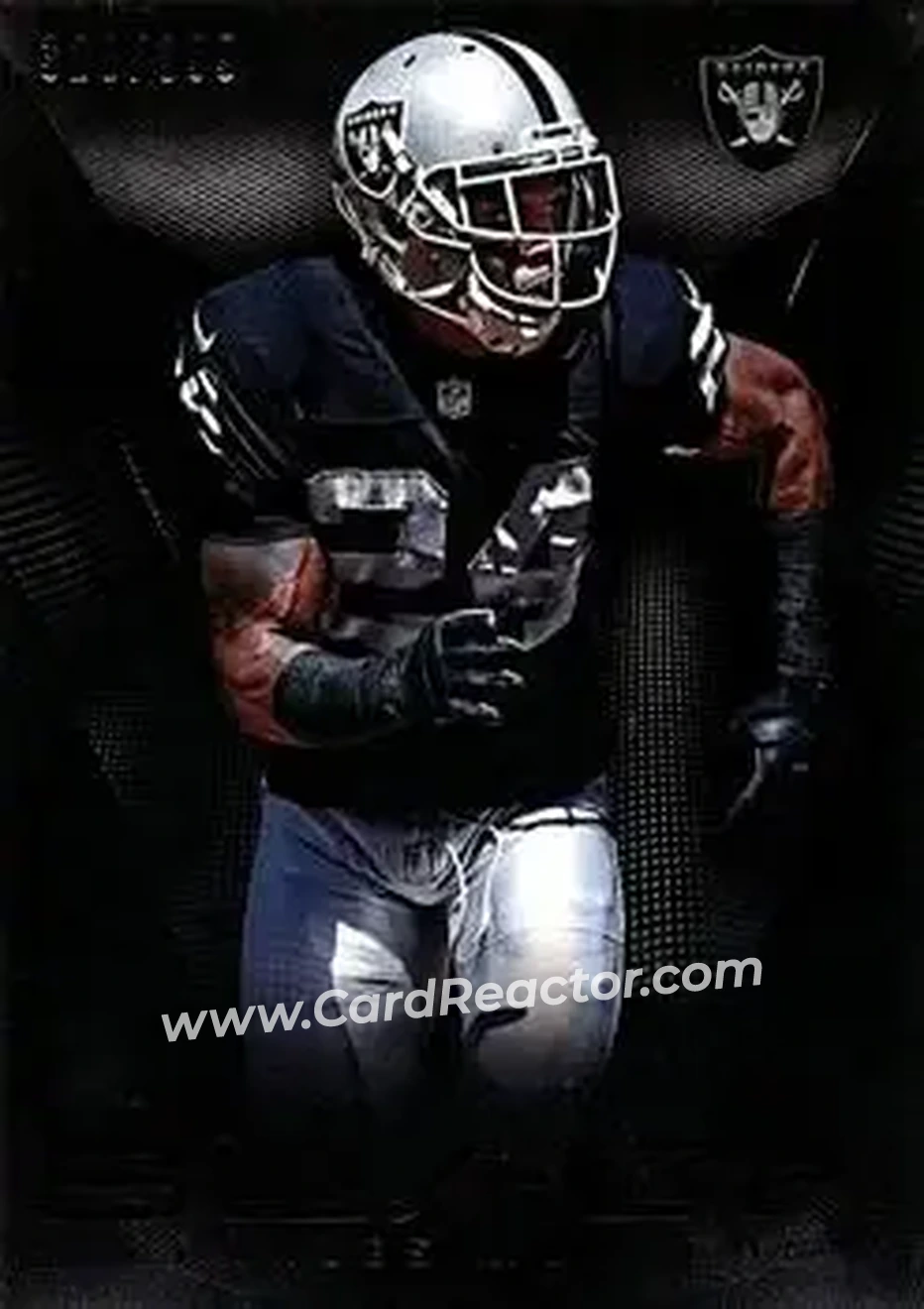 2013 Panini Black #84 - Charles Woodson - Oakland Raiders - Front