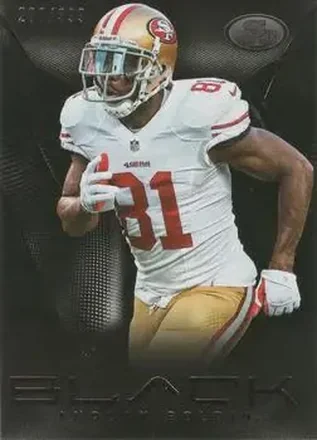 2013 Panini Black #92 - Anquan Boldin - San Francisco 49ers