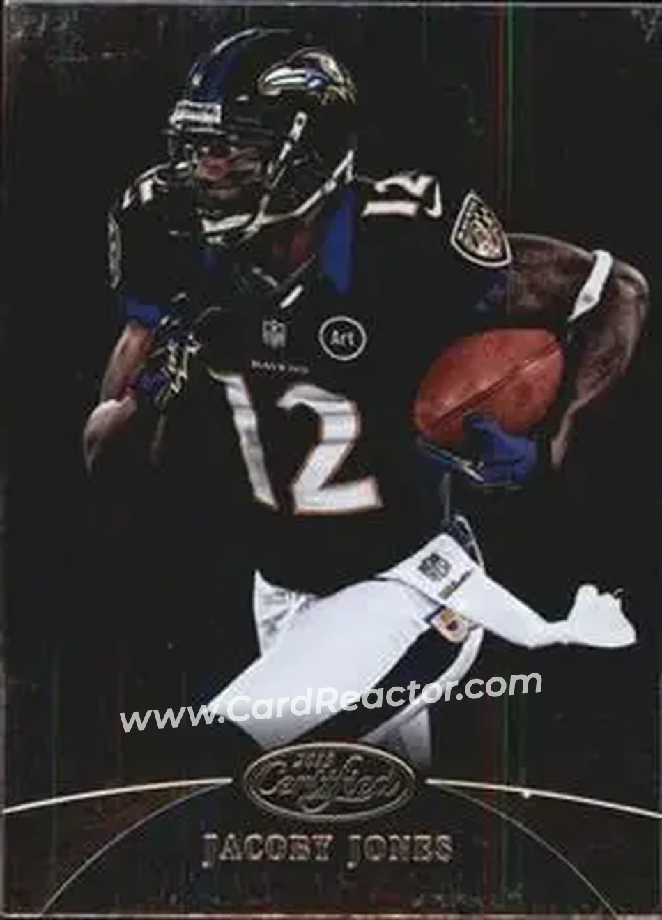 2013 Panini Certified #3 - Jacoby Jones - Baltimore Ravens - Front