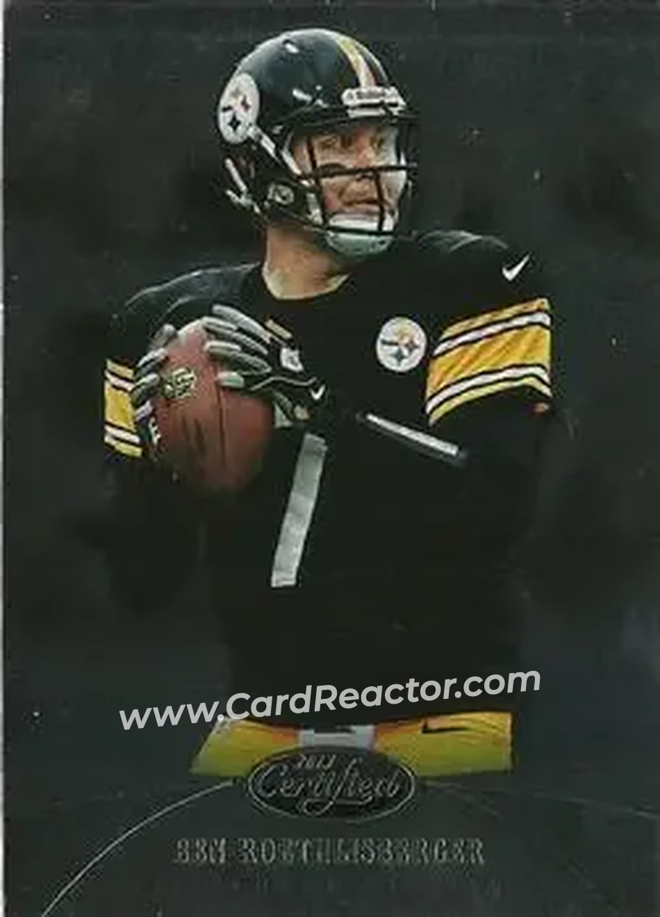2013 Panini Certified #14 - Ben Roethlisberger - Pittsburgh Steelers - Front