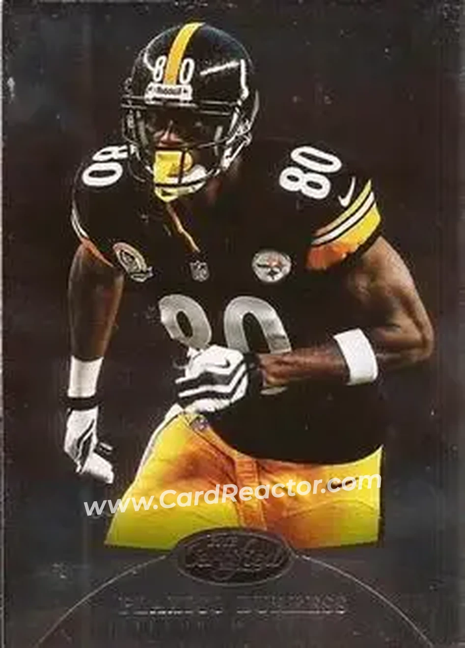 2013 Panini Certified #16 - Plaxico Burress - Pittsburgh Steelers - Front
