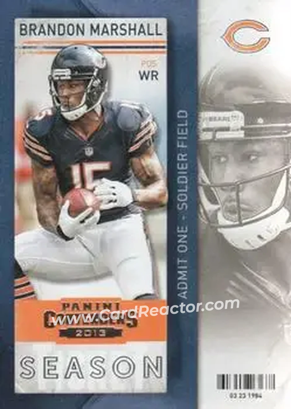 2013 Panini Contenders #6 - Brandon Marshall - Chicago Bears - Front