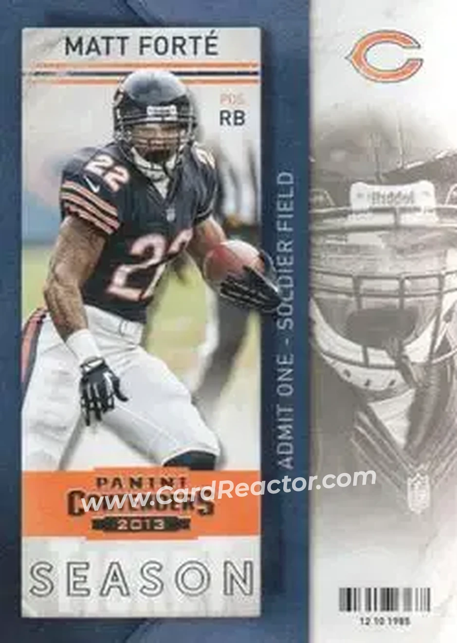 2013 Panini Contenders #7 - Matt Forte - Chicago Bears - Front