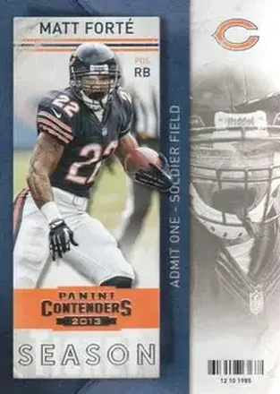 2013 Panini Contenders #7 - Matt Forte - Chicago Bears