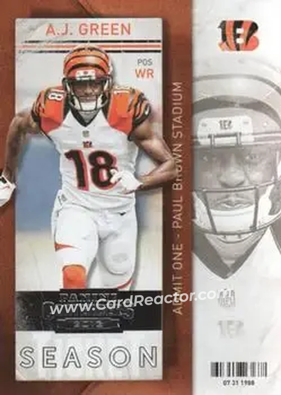 2013 Panini Contenders #9 - A.J. Green - Cincinnati Bengals - Front