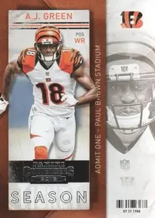 2013 Panini Contenders #9 - A.J. Green - Cincinnati Bengals