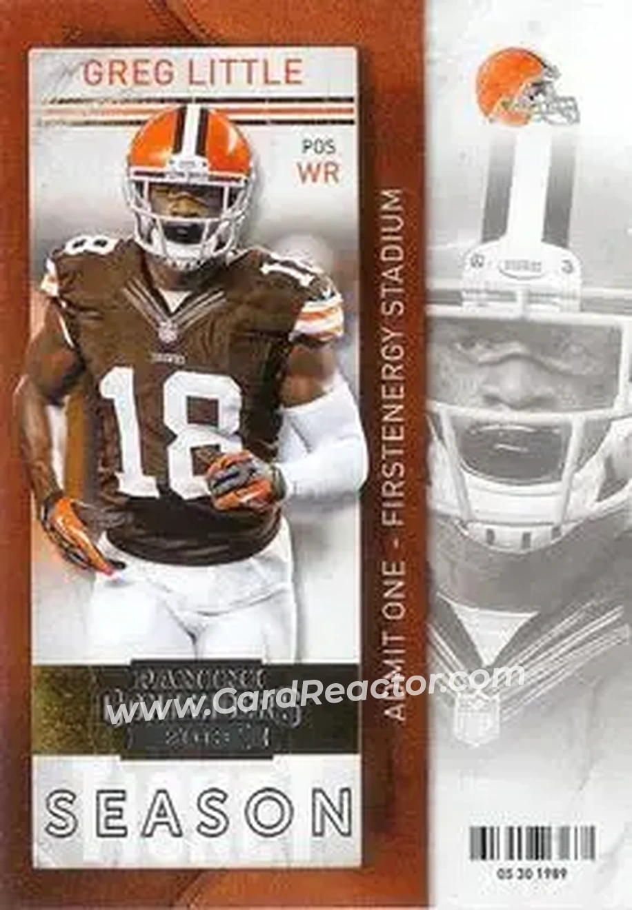 2013 Panini Contenders #19 - Greg Little - Cleveland Browns
