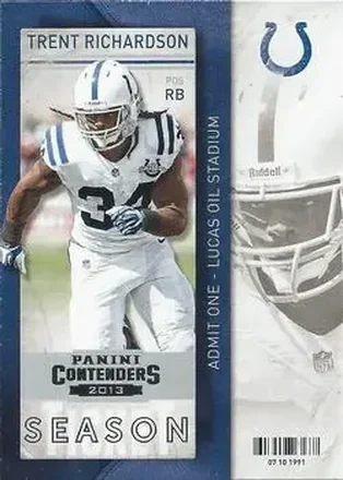2013 Panini Contenders #20 - Trent Richardson - Indianapolis Colts