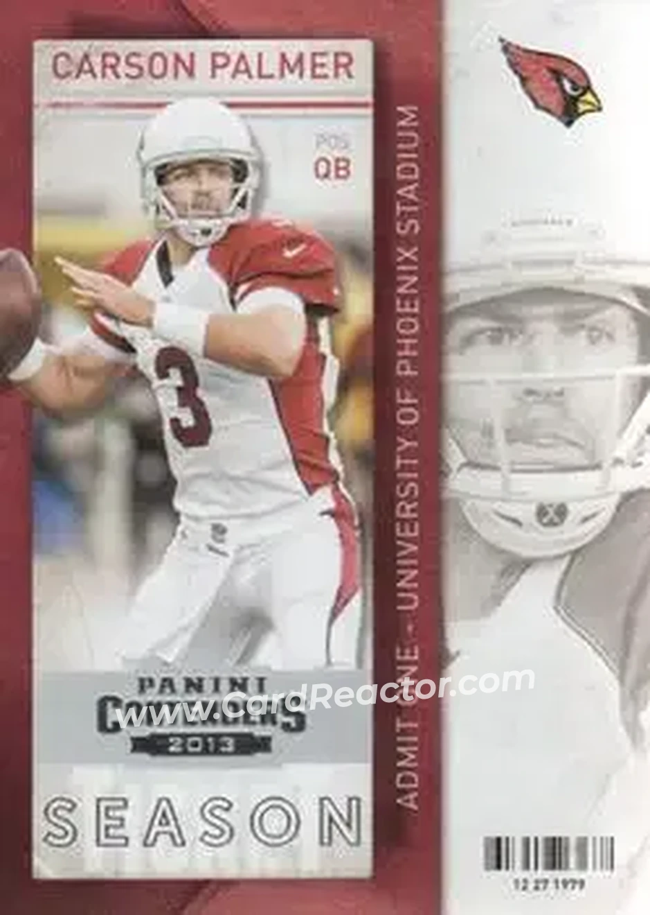2013 Panini Contenders #24 - Carson Palmer - Arizona Cardinals - Front