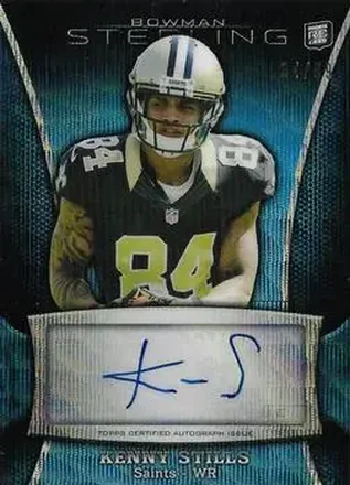 2013 Bowman Sterling - Autographs Blue Refractors #BSA-KS - Kenny Stills - New Orleans Saints