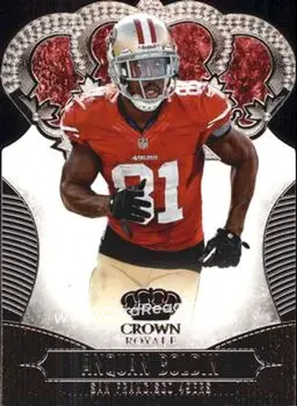 2013 Panini Crown Royale #9 - Anquan Boldin - San Francisco 49ers - Front
