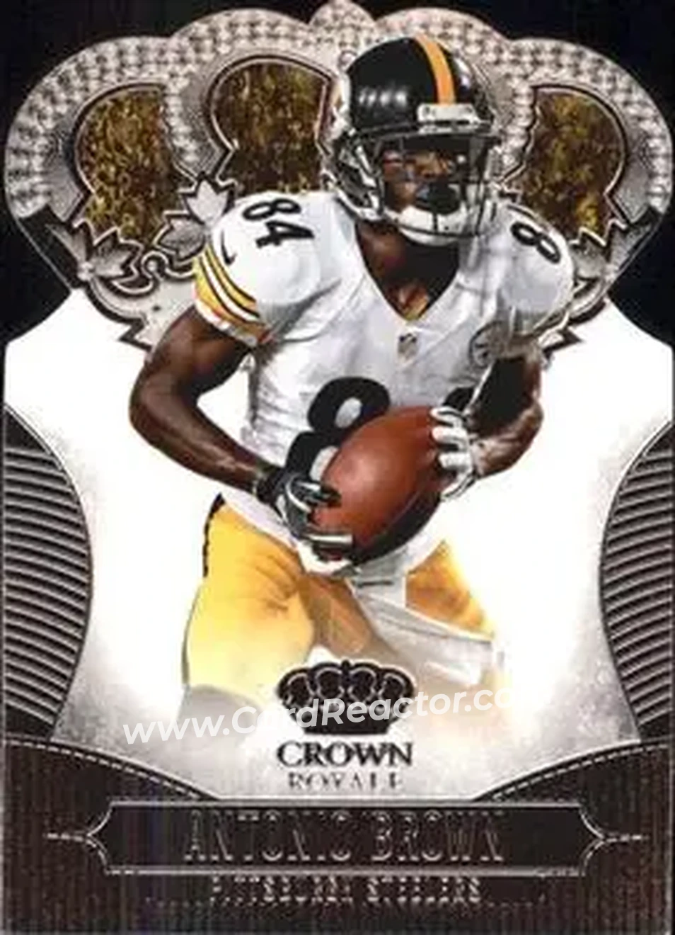 2013 Panini Crown Royale #10 - Antonio Brown - Pittsburgh Steelers - Front