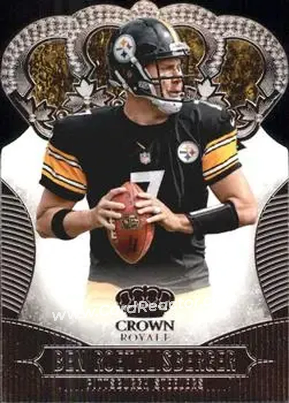2013 Panini Crown Royale #13 - Ben Roethlisberger - Pittsburgh Steelers - Front