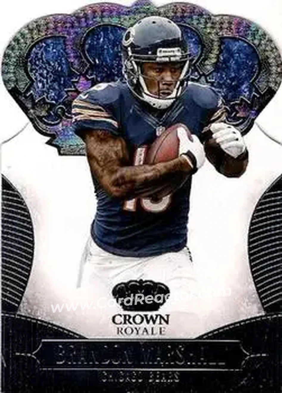 2013 Panini Crown Royale #15 - Brandon Marshall - Chicago Bears - Front