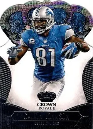 2013 Panini Crown Royale #18 - Calvin Johnson - Detroit Lions