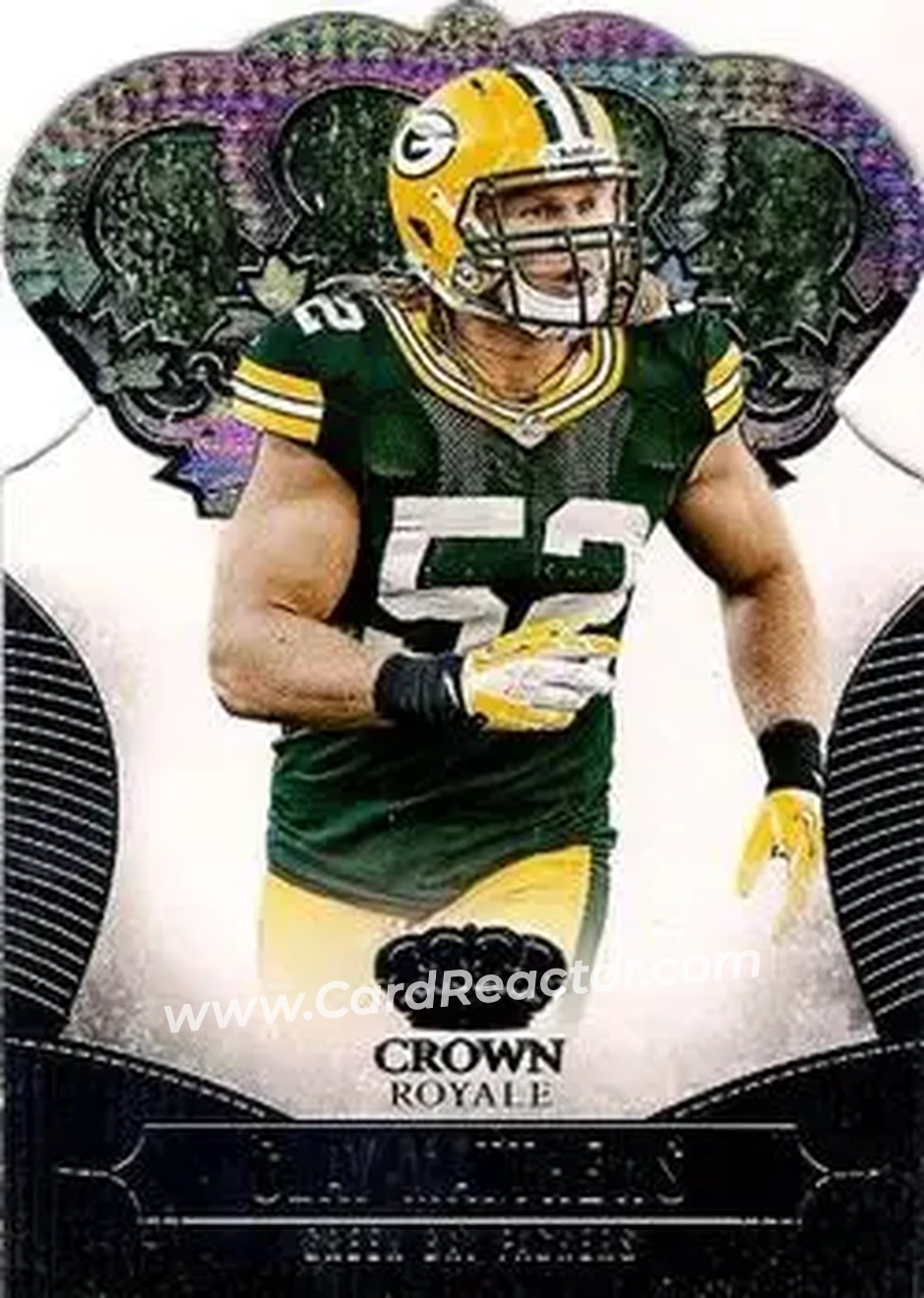 2013 Panini Crown Royale #26 - Clay Matthews - Green Bay Packers - Front