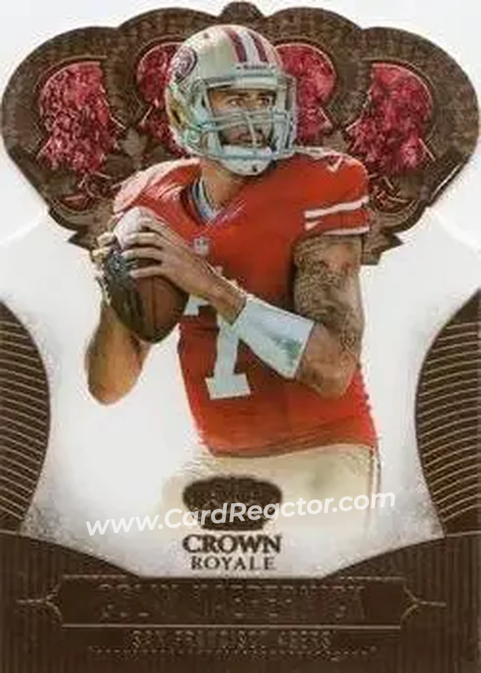 2013 Panini Crown Royale #27 - Colin Kaepernick - San Francisco 49ers - Front