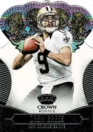 2013 Panini Crown Royale #36 - Drew Brees - New Orleans Saints