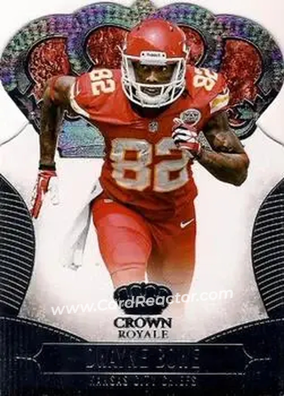 2013 Panini Crown Royale #37 - Dwayne Bowe - Kansas City Chiefs - Front