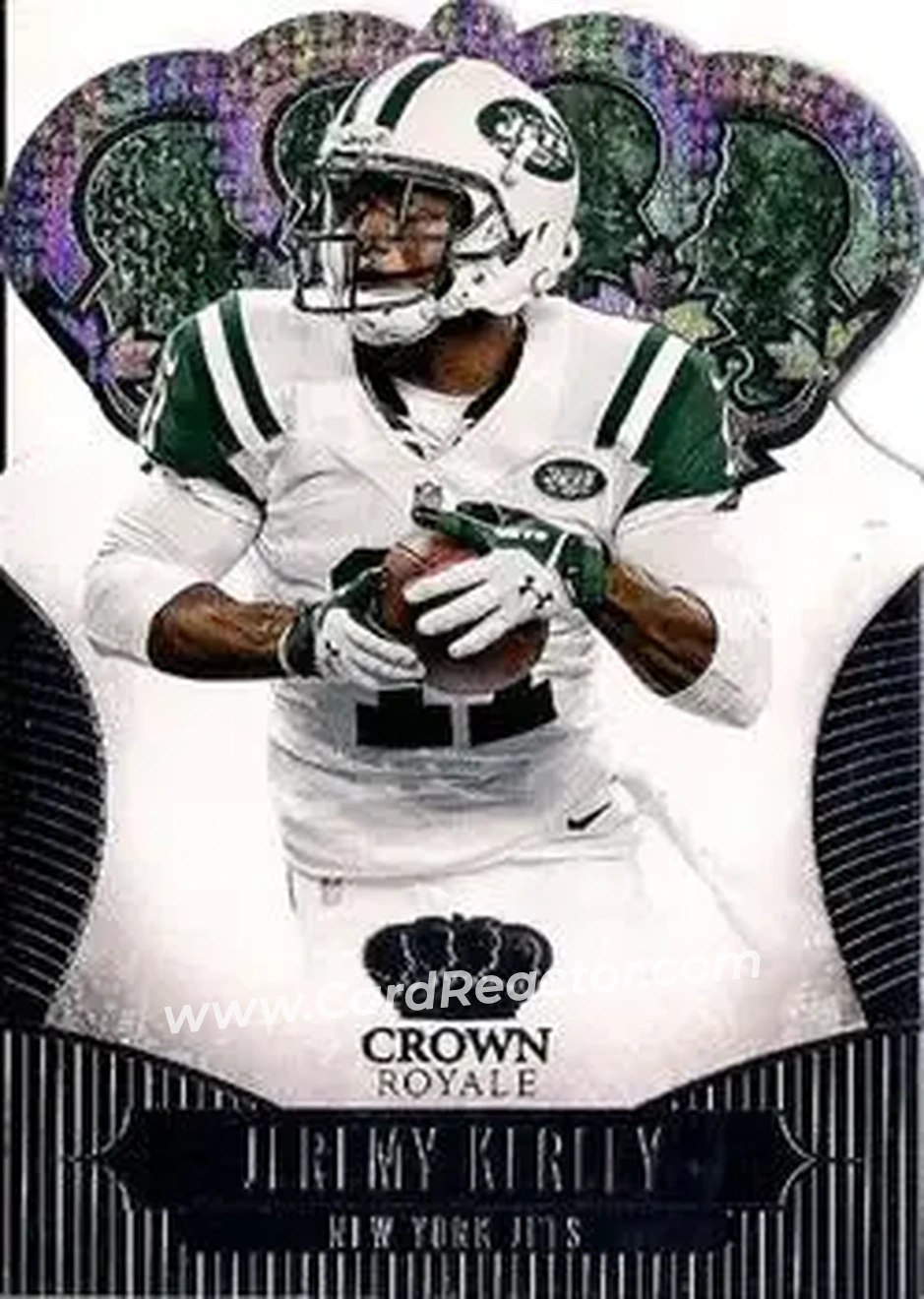 2013 Panini Crown Royale #46 - Jeremy Kerley - New York Jets - Front