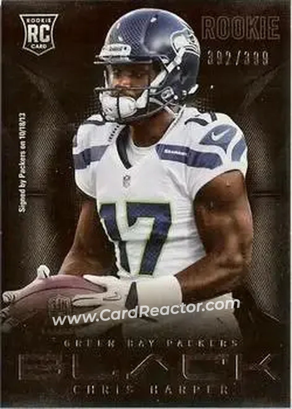 2013 Panini Black #118 - Chris Harper - Seattle Seahawks - Front 2013 Panini Black #118 - Chris Harper - Seattle Seahawks - Front