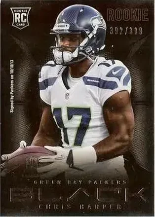 2013 Panini Black #118 - Chris Harper - Seattle Seahawks
