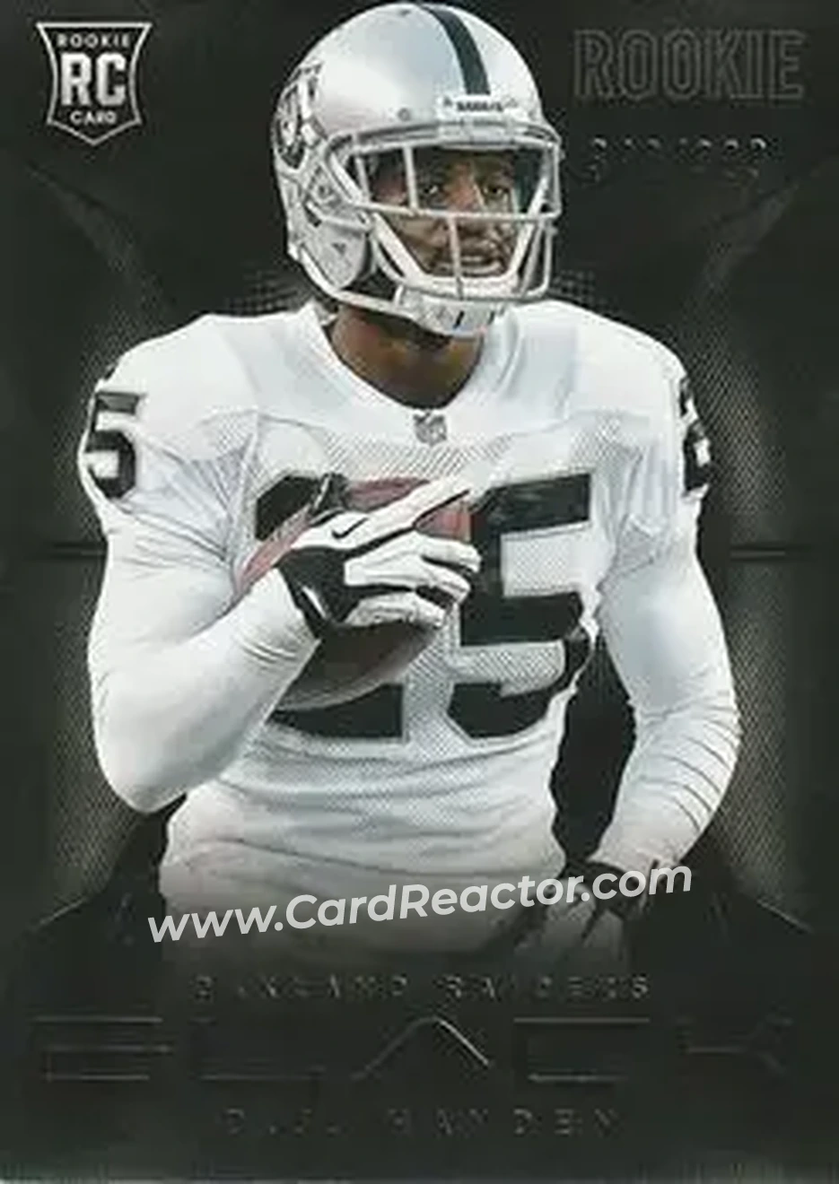 2013 Panini Black #125 - D.J. Hayden - Oakland Raiders - Front 2013 Panini Black #125 - D.J. Hayden - Oakland Raiders - Front